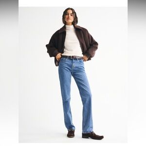 Abercrombie & Fitch 90’s Straight Leg Jean Mid Rise NWOT
